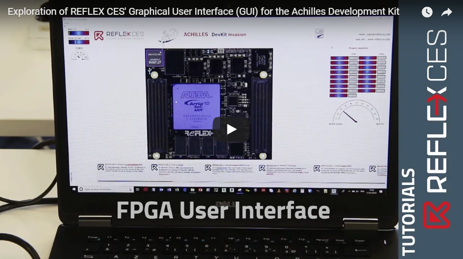 [VIDEO] Exploration of REFLEX CES’ Graphical User Interface (GUI) for the Achilles Development Kit