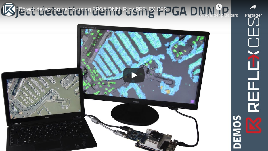 [ VIDEO ] Object detection demo using FPGA DNN IP, by REFLEX CES