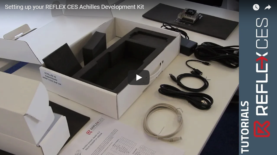 [VIDEO] Setting up your REFLEX CES Achilles Development Kit