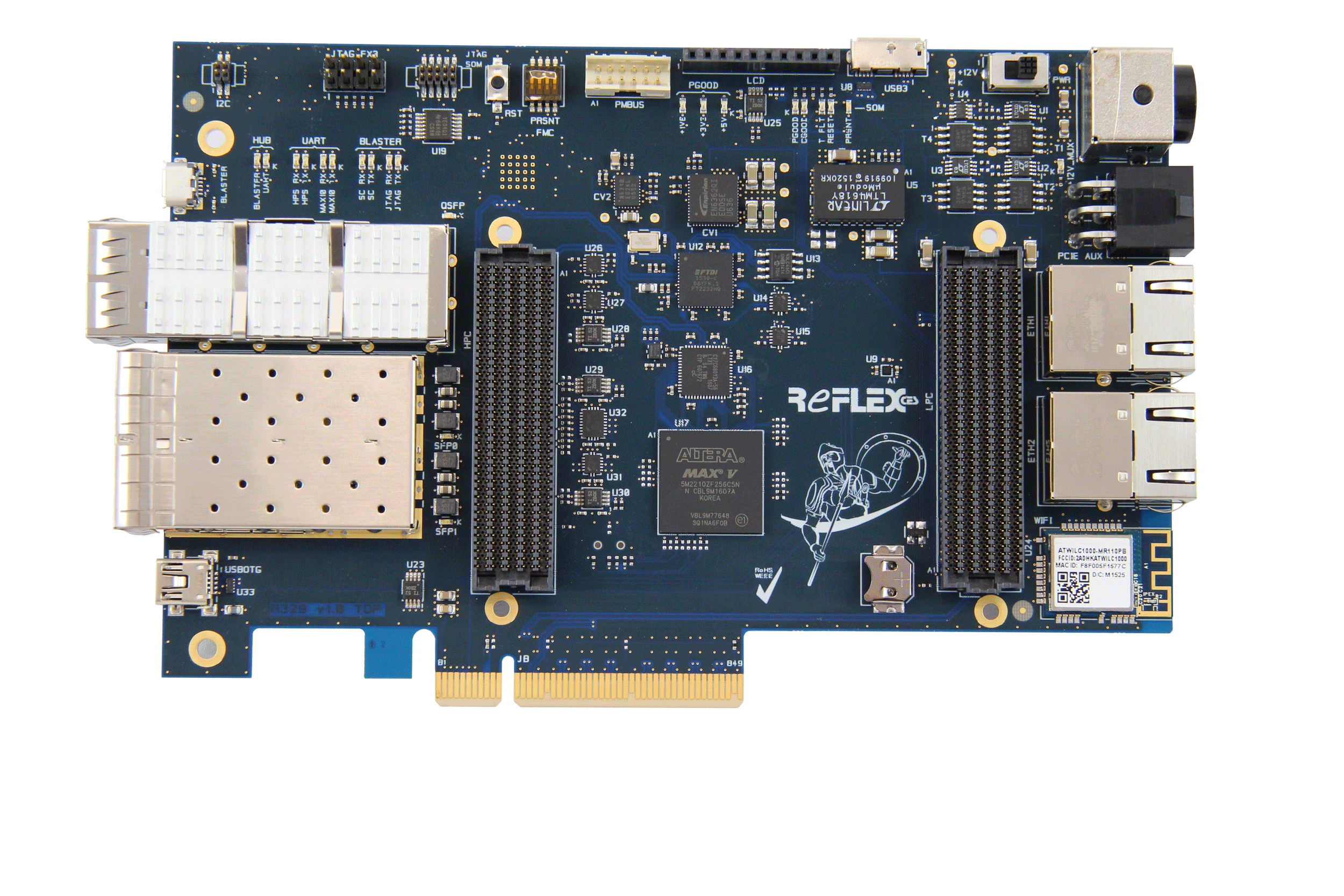 Achilles PCIe carrier board